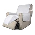 Easy-Going Reversible Couch Cover, Recliner 19 in, White/White