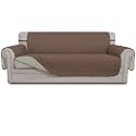 Easy-Going Reversible Couch Cover for 3 Cushion Sofa, Large Brown/Beige