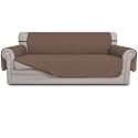 Easy-Going Reversible Couch Cover, 3 Cushion Sofa, Large, Brown/Brown