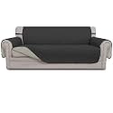 Easy-Going Reversible Couch Cover, 3 Cushion Sofa, Large, Darkgray/Beige