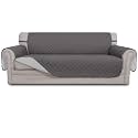 Easy-Going Reversible Couch Cover, 3 Cushion Sofa, Large, Gray/Light Gray