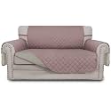 Easy-Going Reversible Couch Cover, 2 Cushion Sofa, Loveseat, Pink/Beige
