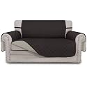 Easy-Going Reversible Couch Cover, 2 Cushion Sofa, Chocolate/Beige