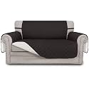 Easy-Going Reversible Couch Cover, 2 Cushion Sofa, Chocolate/Ivory