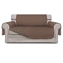 Easy-Going Reversible Couch Cover, 2 Cushion Sofa, Loveseat, Brown/Brown
