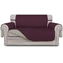 Easy-Going Reversible Couch Cover, 2 Cushion Sofa, Loveseat, Wine/Beige