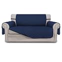 Easy-Going Reversible Couch Cover, 2 Cushion Sofa, Loveseat, Navy/Navy