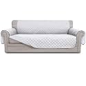 Easy-Going Reversible Couch Cover, 3 Cushion Sofa, X-Large, White/White
