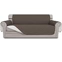 Easy-Going Reversible Couch Cover, 3 Cushion Sofa, X-Large, Taupe/Ivory