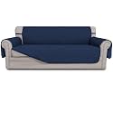 Easy-Going Reversible Couch Cover, 3 Cushion Sofa, X-Large, Navy/Navy