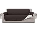 Easy-Going Reversible Couch Cover, 3 Cushion Sofa, X-Large, Chocolate/Ivory