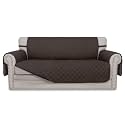 Easy-Going Reversible Couch Cover, 2 Cushion Sofa, Chocolate/Chocolate