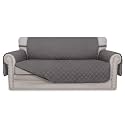Easy-Going Reversible Couch Cover, 2 Cushion Sofa, Gray/Gray