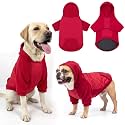 Easy On-Off Winter Dog Coat Windproof with Leash Hole