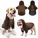 Easy On-Off Winter Dog Coat Windproof with Leash Hole