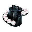 Easy Toss - Portable Soft Toss Machine. No Controls to Adjust. Just Load Balls and Turn it on. Internal Rechargeable Battery Lasts up to 8 Hours.