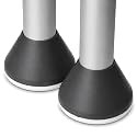 Easy Walker Coasters 2 Pack - Durable Tennis Ball Alternative, Storm Gray