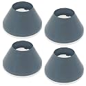 Easy Walker Coasters 4 Pack - Durable Tennis Ball Alternative, Storm Grey