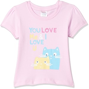 EASYBUY Baby-Girls Regular T-Shirt