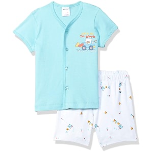 easybuy boy39s regular baby and toddler t-shirt set su21ge12bzturquoise_12m_aqua