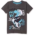 Easybuy Boy39s Charcoal Regular Fit T Shirt