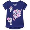 Easybuy Girl's Regular T-Shirt (SS21MR09GX_Navy 3Y)