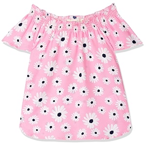 EASYBUY Printed top with Smocking