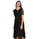 EASYBUY Rayon Fit and Flare Dress
