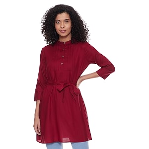 EASYBUY Rayon A-Line Dress