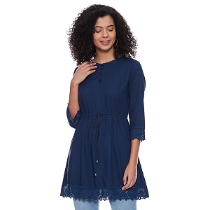 EASYBUY Rayon A-Line Dress