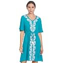 EASYBUY Women39s Crepe A-Line below The Knee