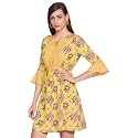 EASYBUY Women39s Crepe A-Line below The Knee