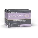 EASYDAY Overnight Heavy Flow(2-in-1 Period & Light Bladder Leakage Feminine Pads) Wings, Sensitive Skins, Unscented, Breathable, Ultra Thin Innovative Leak Guard, Individually Wrapped [Patented](12)