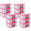 Saree Covers with Zip – 9 Inch, Non-Woven, Flower Design, Wardrobe Organizer, Clothes Storage Bag with Transparent Window, Saree Bags for Storage, Pack of 1, Pink