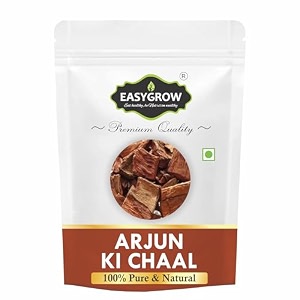 easygrow arjun ki chaal - 800 gm dried arjun tree bark terminalia arjuna bark lowers bad cholesterol - 800 gm