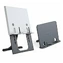 EasyRead Plus Adjustable Height &amp; Dark Grey Multi-Angle Reading Stand Combo Comfortable Study Aid for Competitive Exam Preparation – Perfect for Long Hours of Reading and Writing at Home/Study Desk