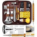 EasyTime Professional Watch Repair Kit, Watch Band Tool Link Pin Remover Set, Including Watch Back Case Opener, Spring Bar and Operation Manual, Suitable for Battery Replacement and Strap Adjustment