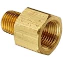 Eaton Weatherhead 3200X6X4 Brass CA360 Fitting, Adapter, 3/8" NPT Female x 1/4" NPT Male