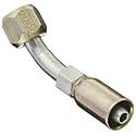 EATON Weatherhead Coll-O-Crimp 04E-685 45 Degree Female Swivel Tube Elbow Fitting, SAE 37 Degree, AISI/SAE 12L14 Carbon Steel, 1/4" Hose ID, 5/16" Tube Size
