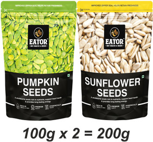 EATOR Seeds Combo 200gm 100gm Each Pack