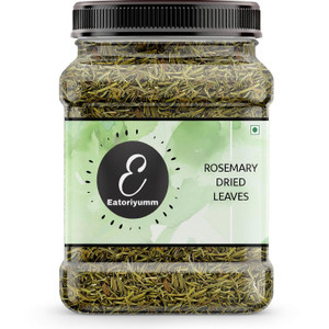 eatoriyumm 250 g rosemary dried leaves - for hair growth  skin  jar pack  250 g
