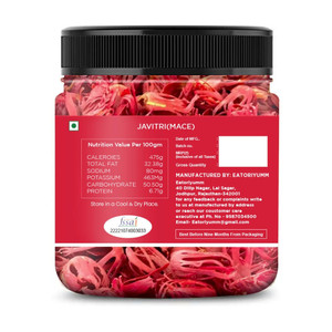 eatoriyumm organic mace whole javitri flowers japatri spices masala indian 50 g