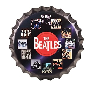 eazywagon decorative metal bottle caps wall sign plates - 14x14 inches  bob marley  metal sign wall hanging bottle cap for home bar amp cafe decoration  retro amp vintage scratch look wall plaques