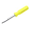 Eazypower 87638 12-Pack Safety Yellow 6-in-1 Molded Handle Screwdriver #1/#2 Phillips, 4-5/8-10 Slotted, 1/4 and 5/16-inch Nut Setters