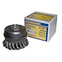 Eazypower 87937 Knot Wire Cup Brush with 5/8"-11" Adapter (1-Pack), 2-1/2"