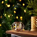Classic Cage Tealight Candle Holders with Glass Holders-Decoration Items for Home Furniture Decoration of Table Top and for Festival Gifts