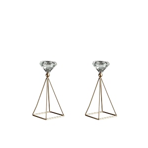 classic pyramid tealight candle holders with glass holders-decoration items for home furniture decoration of table top and for festival gifts