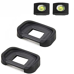 eb 80d 90d eyepiece eyecup viewfinder eye cup for canon eos 90d80d70d60d50d40d20d5d mark ii5d mark i6d mark ii6d mark i camera 2-pack ulbter viewfinder eyecup with hot shoe cover