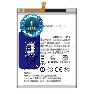 eb-ba536aby battery for samsung galaxy a33 5g a33 f235g m525g a735gm335g m526 battery with 1 year warranty x156