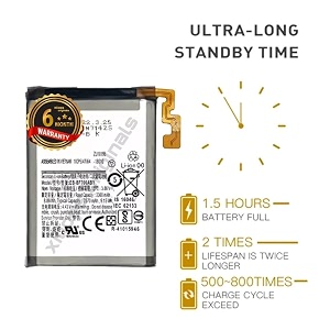 eb-bf700aby battery for samsung galaxy z flip1 2370mah gh82-22207a battery with 6 month warrantyx236